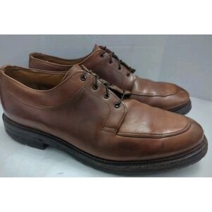 Alden Men's Brown Leather Cape Cod Derby Dress Shoes 12 Made in USA